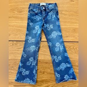 abercrombie kids flare jeans 5/6 LONG